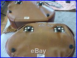 Indian tan soft saddlebags genuine OEM 2014 Chief Chieftain RM SF DH complete
