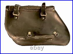 Iron Horse Saddlebags Genuine Leather Throw over 16 x 10.5 x 6