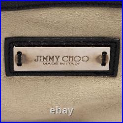 Jimmy Choo Leather Biker Saddle Chain Large Shoulder Bag