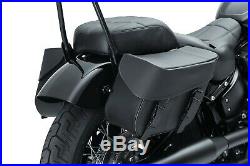 Kuryakyn 5258 Bandito Black Throw Over Saddlebags 13L Motorcycle Universal Fit