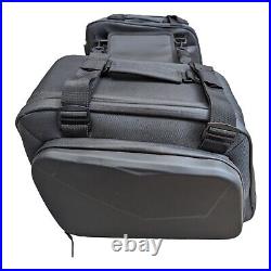 Kuryakyn Brand Black Throw Over MotorCycle Saddle Bag Luggage Travel Gear