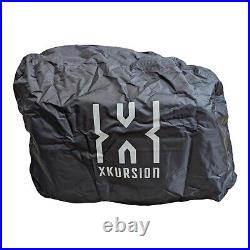 Kuryakyn Brand Black Throw Over MotorCycle Saddle Bag Luggage Travel Gear