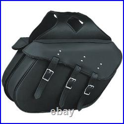 Large Zip-Off Throw Over PVC Saddle Bags for Harley, Honda Bikes 16 x 12