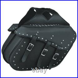 Large Zip-Off Throw Over PVC Saddle Bags for Harley, Honda Bikes 16 x 12