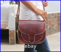 Leather Cross-body Bags Over the Shoulder Saddle Purses Handbags Purse For Woman
