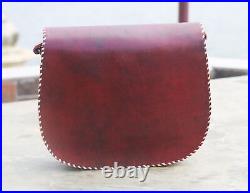 Leather Cross-body Bags Over the Shoulder Saddle Purses Handbags Purse For Woman