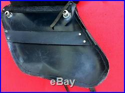 Leatherworks #112 Harley Cowhide Saddlebags Universal Throw Over Dyna Sportster