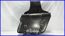 Motorcycle Leather Saddle Bags Classic Throw Over Style Universal fit SB44L