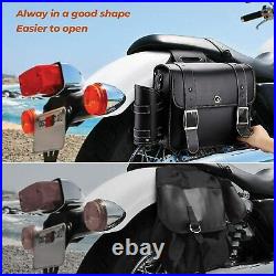 Motorcycle Saddebags Throw Over Saddle Bags Panniers Side Bags With Cup Holder