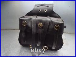 Motorcycle Throw Over Panniers Saddle Bags 14 x 11 x 6 Inches Diameter