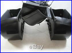 OEM Throw Over Saddlebags With Support Rails off 2010 Triumph America #U5207