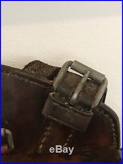 Original WW2 German Cavalry Saddle Bag Dated 1938 Good Condition Complete