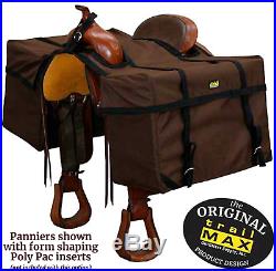 Over The Saddle Pack Pannier Bags Fit Over Most Western Endurance Riding Brown