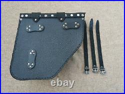 Poseidon Black Complete Set Saddle Bags HD Dynabob Streetbob Shovelhead Harley