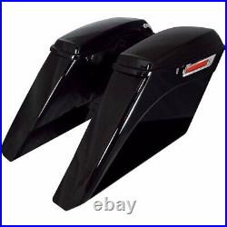 Saddlebag Complete Extended Kit 5 Down 5 Out with No Cut Outs and fender extensi