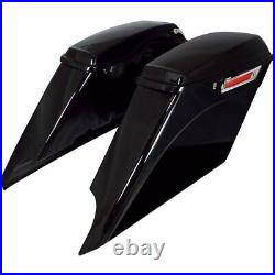 Saddlebag Used Complete Extended Kit 5 Down 5 Out Dual exhaust cut-outs Fits 201