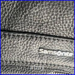 Samsonite black over the shoulder travel bag in excellent condition. Never used