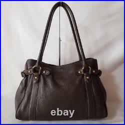 Somes Saddle Tote Bag Leather Can Be Worn Over The Shoulder Women Japan