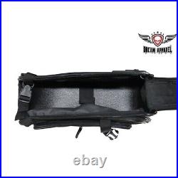 Textile Motorcycle Saddlebags With Reflective Piping-Universal-Throw Over Bags