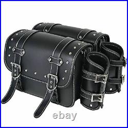 Throw Over Saddle bags & Panniers Side Bags with cup holder for Motorcycle/ 1 Pair