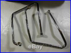 Throw Over Saddlebags With Support Rails off 2004 Harley Sportster 1200 #U4205