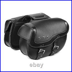 Throw-Over saddlebags for cruiser and retro Craftride VH4 black