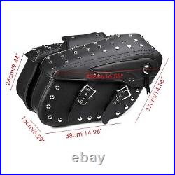 Throw-over Saddlebags VH6 + Saddlebag Support Brackets Universal black