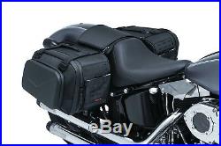 Universal Motorcycle Throw Over / Under Seat Saddlebags Easy Mount Kuryakyn 5293