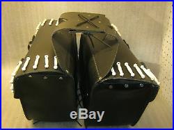 Universal Throw Over Saddlebags Harley Indian Cb Kz Xs Gs Touring Luggage Bags