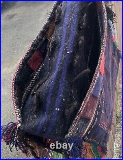 Vintage Balouch Complete Saddle Bag Rug 2' 4 X 5' 6 Tribal