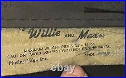 Vintage Willie and Max Deluxe Throw over Slant Motorcycle Saddlebags Adjustable