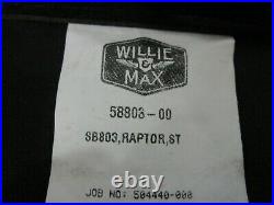 Willie & Max Raptor Series Large Slant Synthetic Leather Throw over Saddlebags